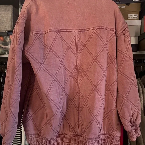 Free People Mauve Juno Quilted Jacket, Size XS. Brand new with tags! - Picture 6 of 7